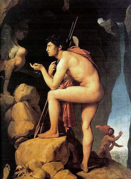 Jean Auguste Dominique Ingres Oedipus and the Sphinx china oil painting image